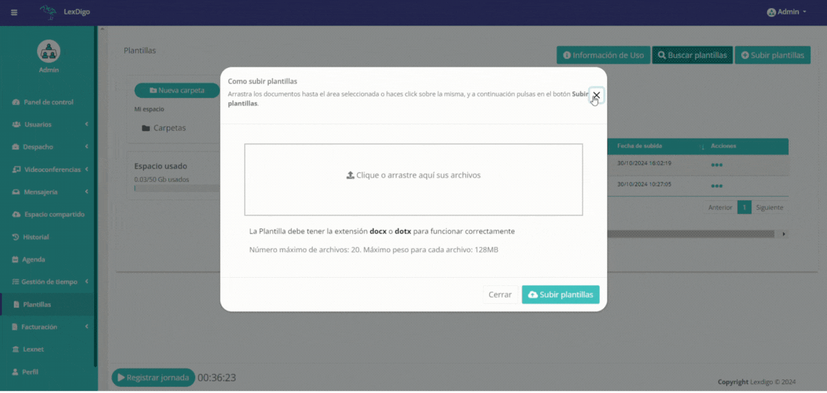 Creación de Plantillas