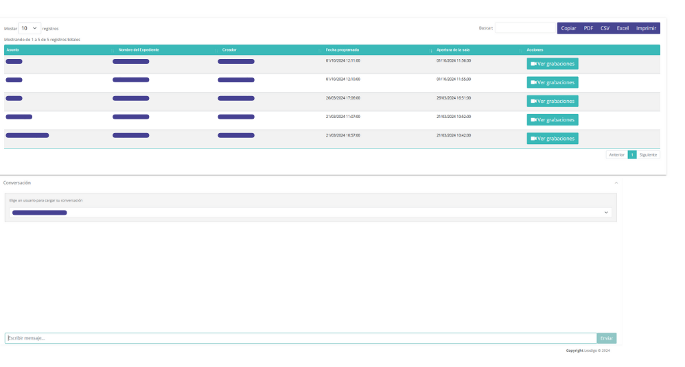comunicacion cliente Lexdigo