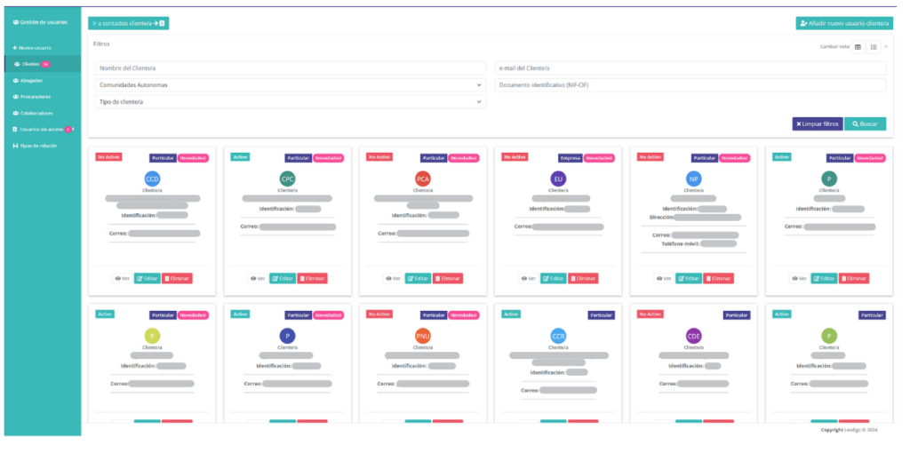 Manual de gestión de contactos, Admisión de clientes, Gestión de la relación con el cliente